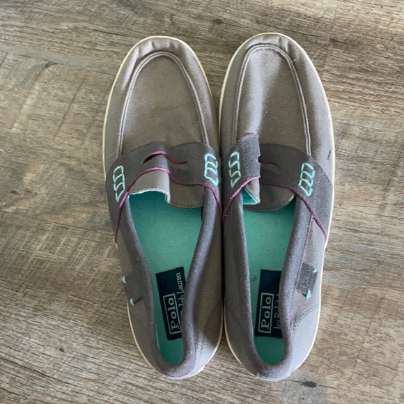 RL Grey Loaffers - Picture 1 of 2